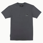 SKATEHOLIC TEE CHARCOAL