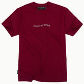 WAVE TEE BURGUNDY