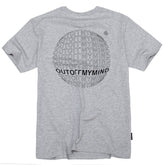 GLOBE TEE GREY - outoffmymind