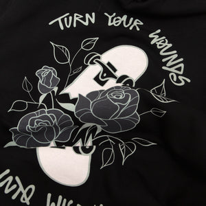 SKATEHOLIC HOODIE BLACK