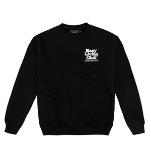 EASY LIVING OVERSIZE CREWNECK BLACK