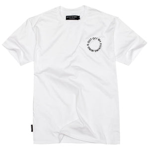 CIRCLE T-SHIRT WHITE - outoffmymind