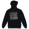 FLAG HOODIE BLACK - outoffmymind