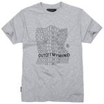 FLAG TEE GREY - outoffmymind