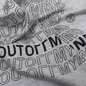 FLAG TEE GREY - outoffmymind