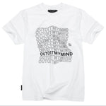 FLAG TEE WHITE - outoffmymind