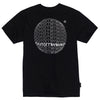 GLOBE TEE BLACK - outoffmymind