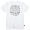 GLOBE TEE WHITE - outoffmymind