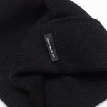 LOGO BEANIE BLACK - outoffmymind