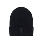 LOGO BEANIE BLACK - outoffmymind