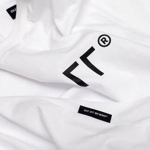LOGO T-SHIRT WHITE - outoffmymind