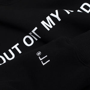 OOMM CREWNECK BLACK - outoffmymind