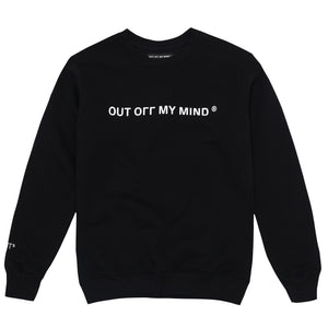 OOMM CREWNECK BLACK - outoffmymind