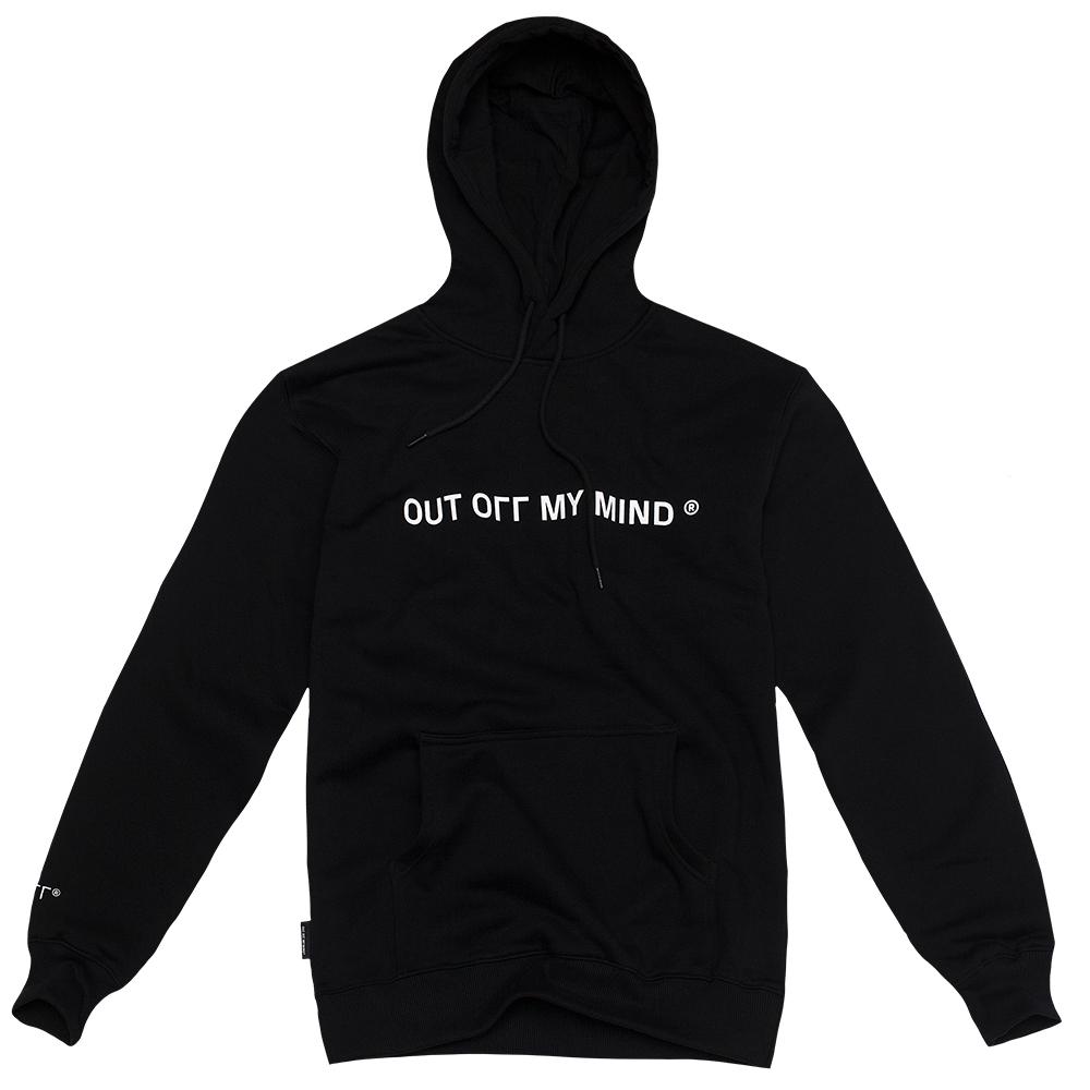 OOMM HOODIE BLACK - outoffmymind