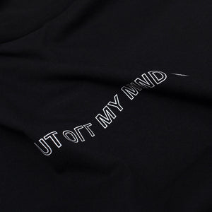 WAVE TEE BLACK - outoffmymind