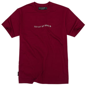 WAVE TEE BURGUNDY - outoffmymind